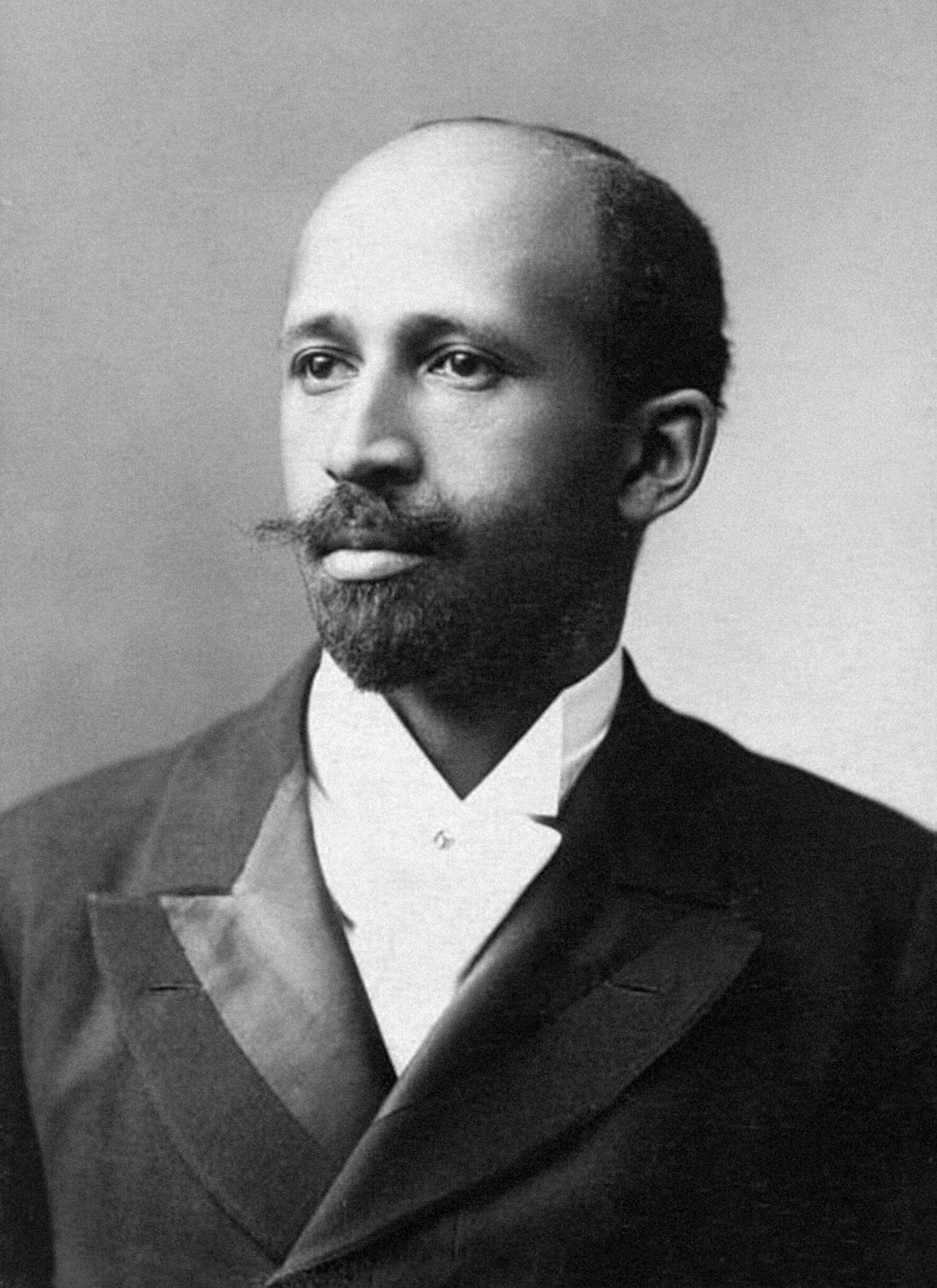 Black and white image of W.E.B. Du Bois