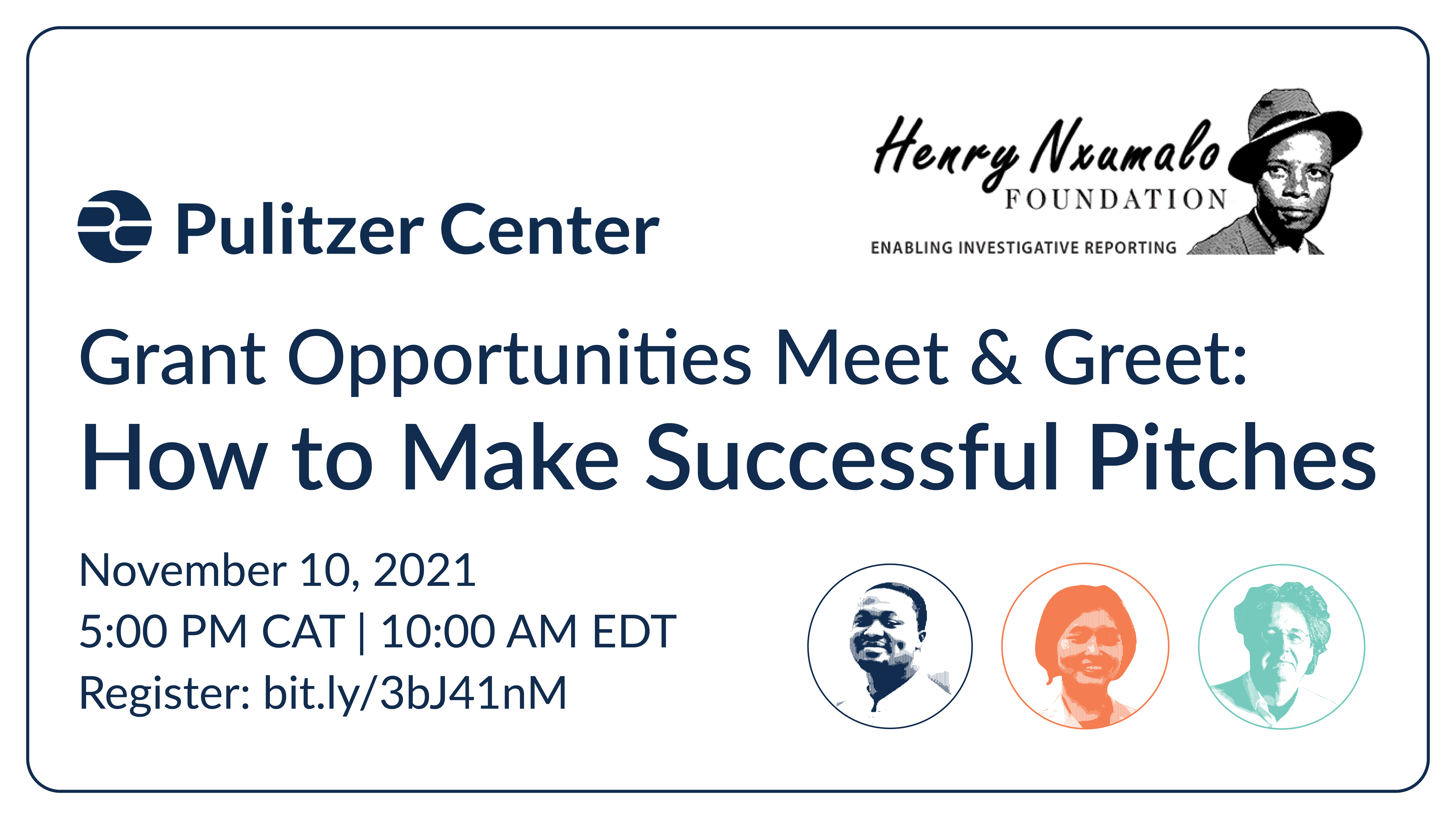 Grant Opportunities Meet & Greet: How to Make Successful Pitches