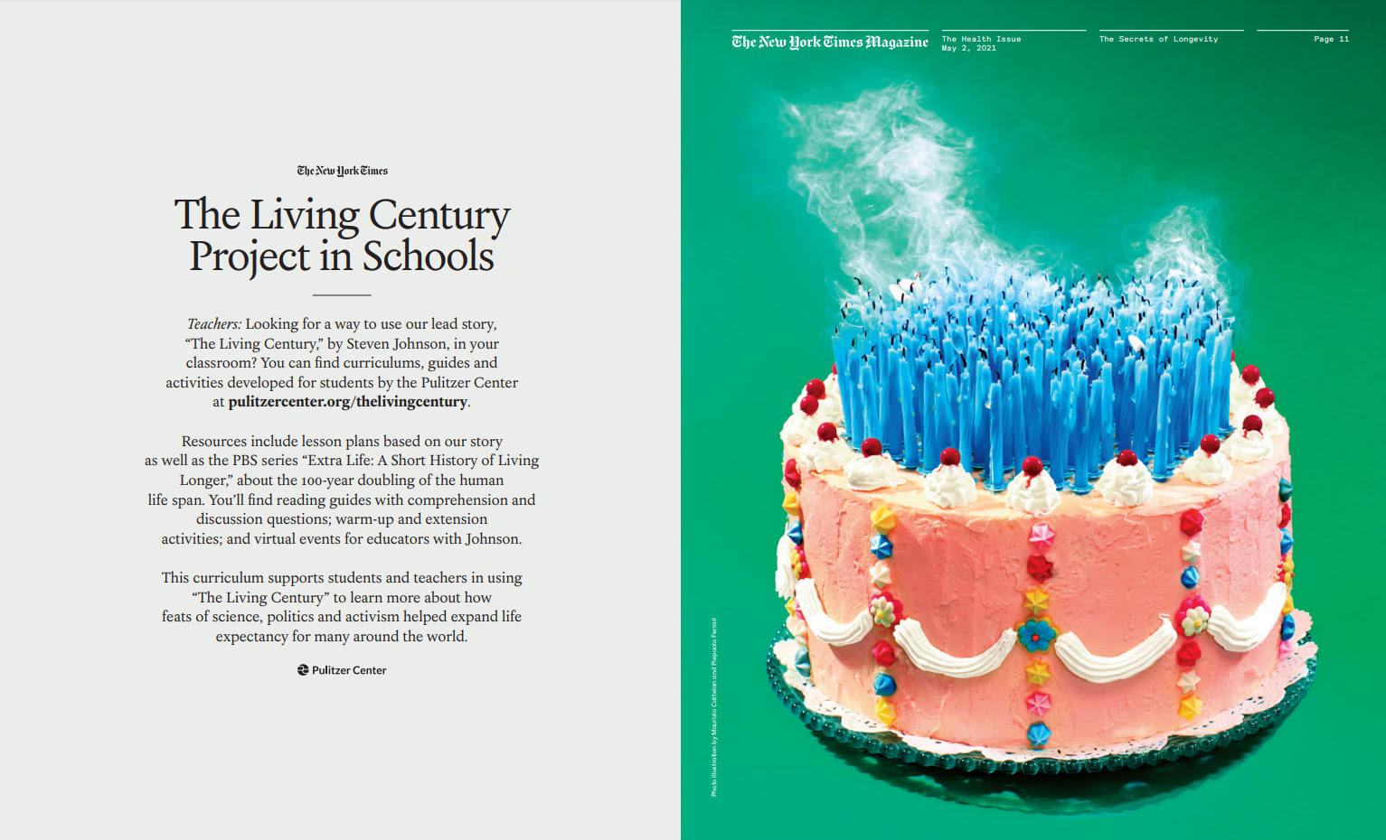 The Living Century Project in Schools graphic