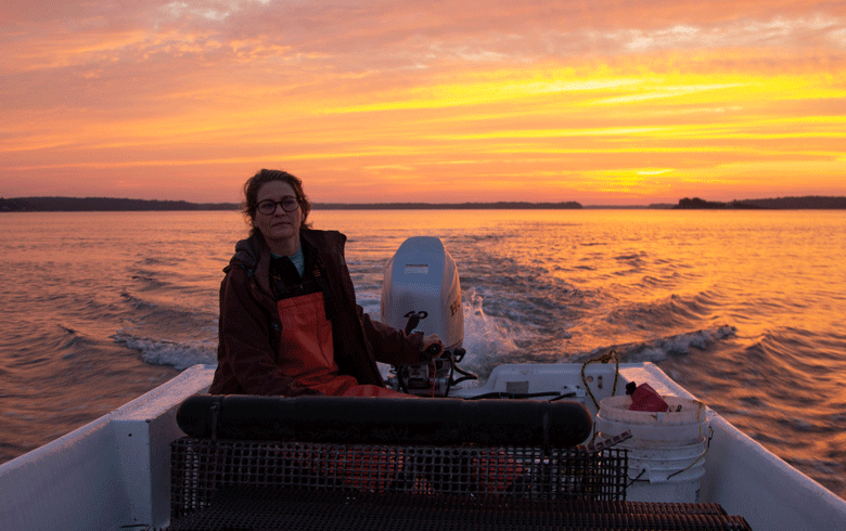 Amanda Moeser of Lanes Island Oysters