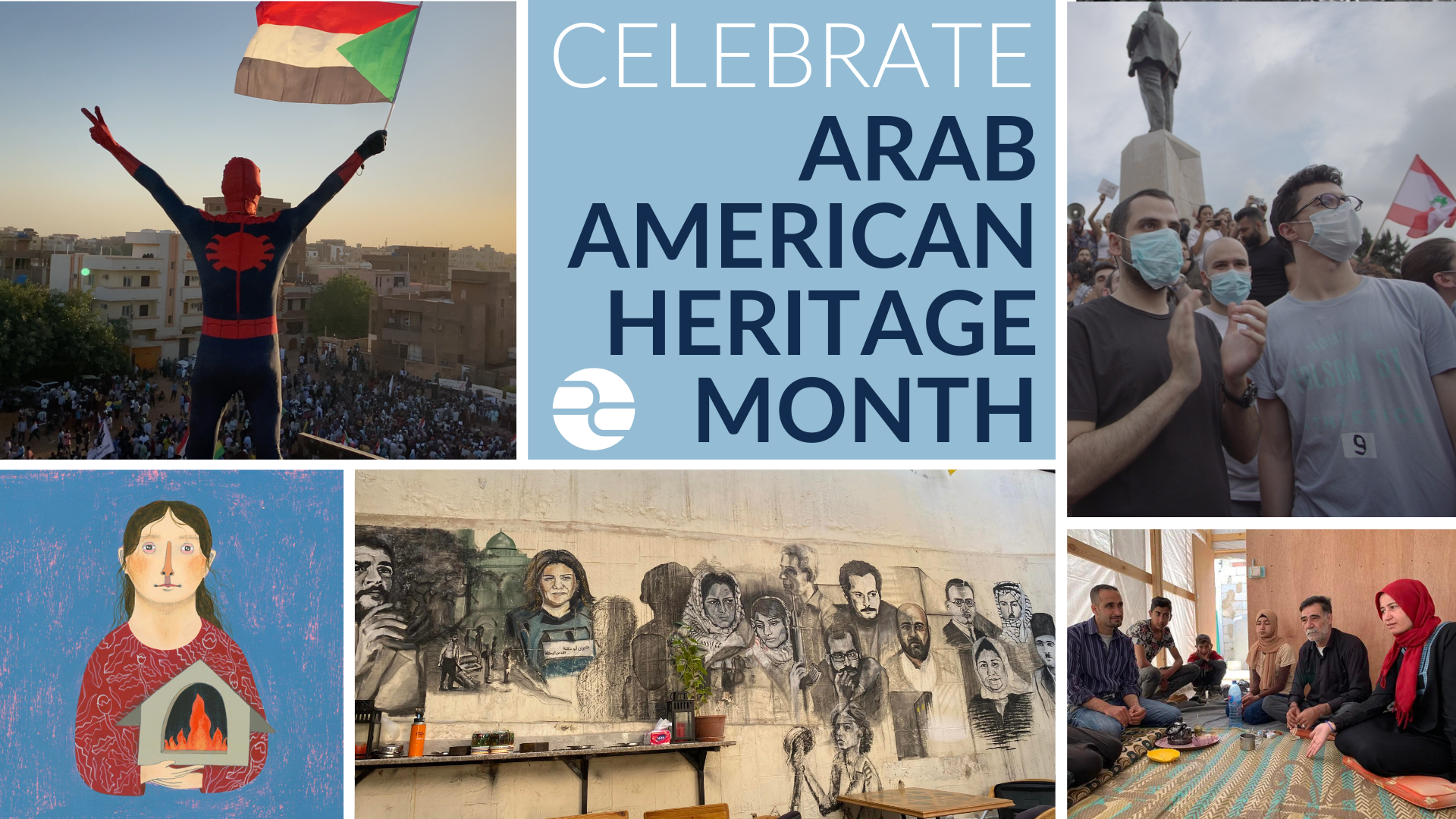 Arab American Heritage Month graphic.png Virtual Journalist Visit Opportunities for Arab American Heritage Month 2023 graphic