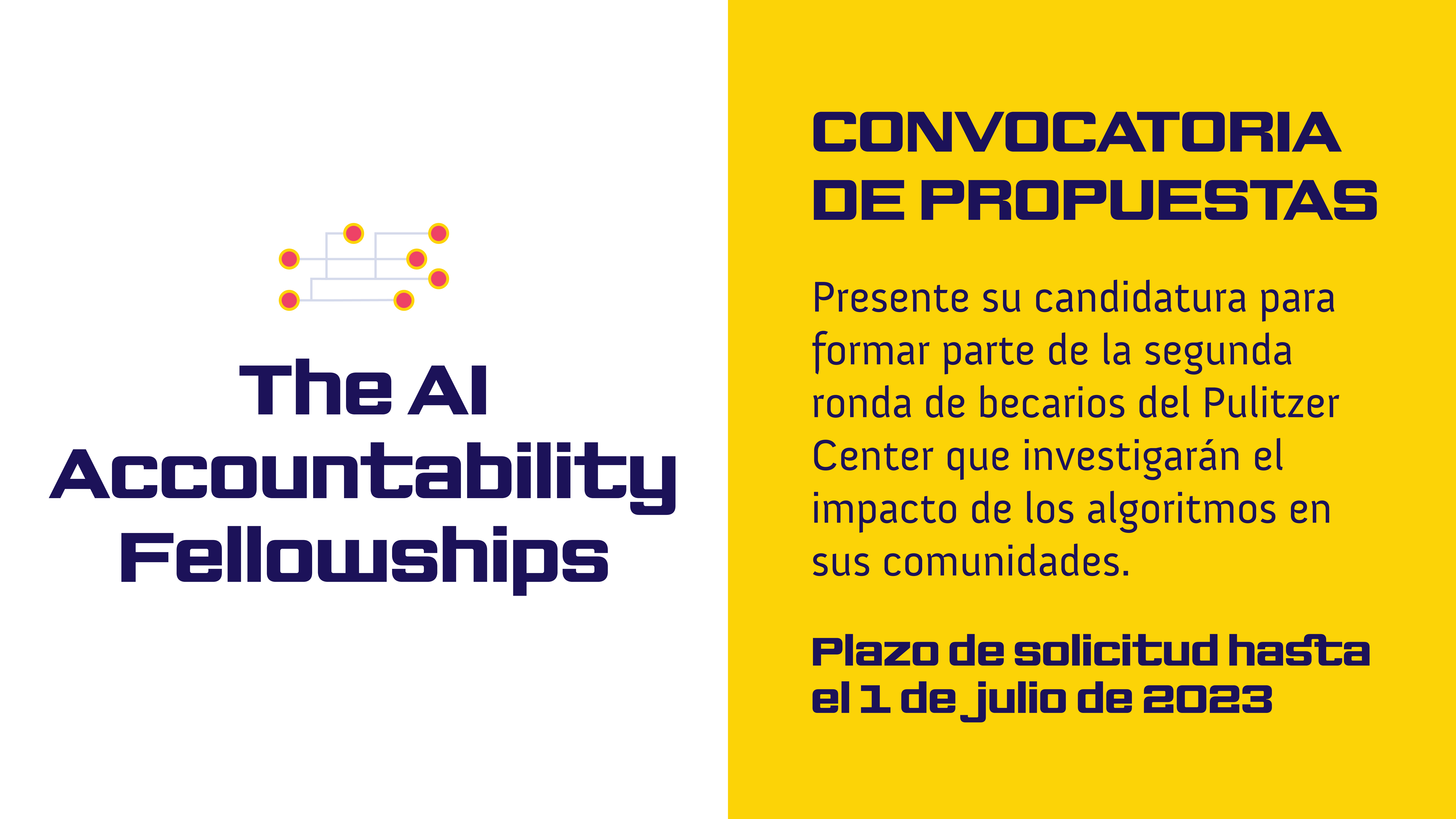 spanish AI call for proposals 2023.png AI Accountability Network Se abre la convocatoria de propuestas para las becas de monitoreo de algoritmos