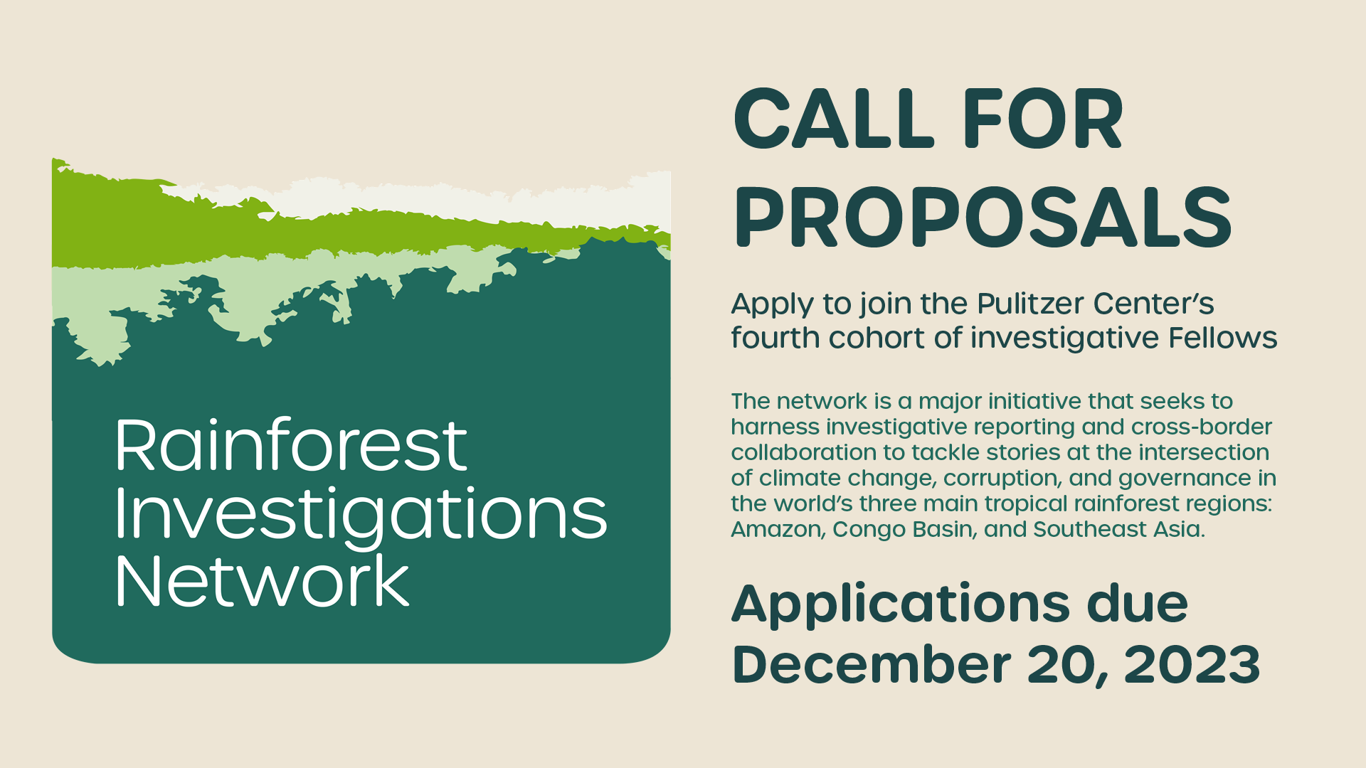 Apply To Join the Rainforest Investigations Network