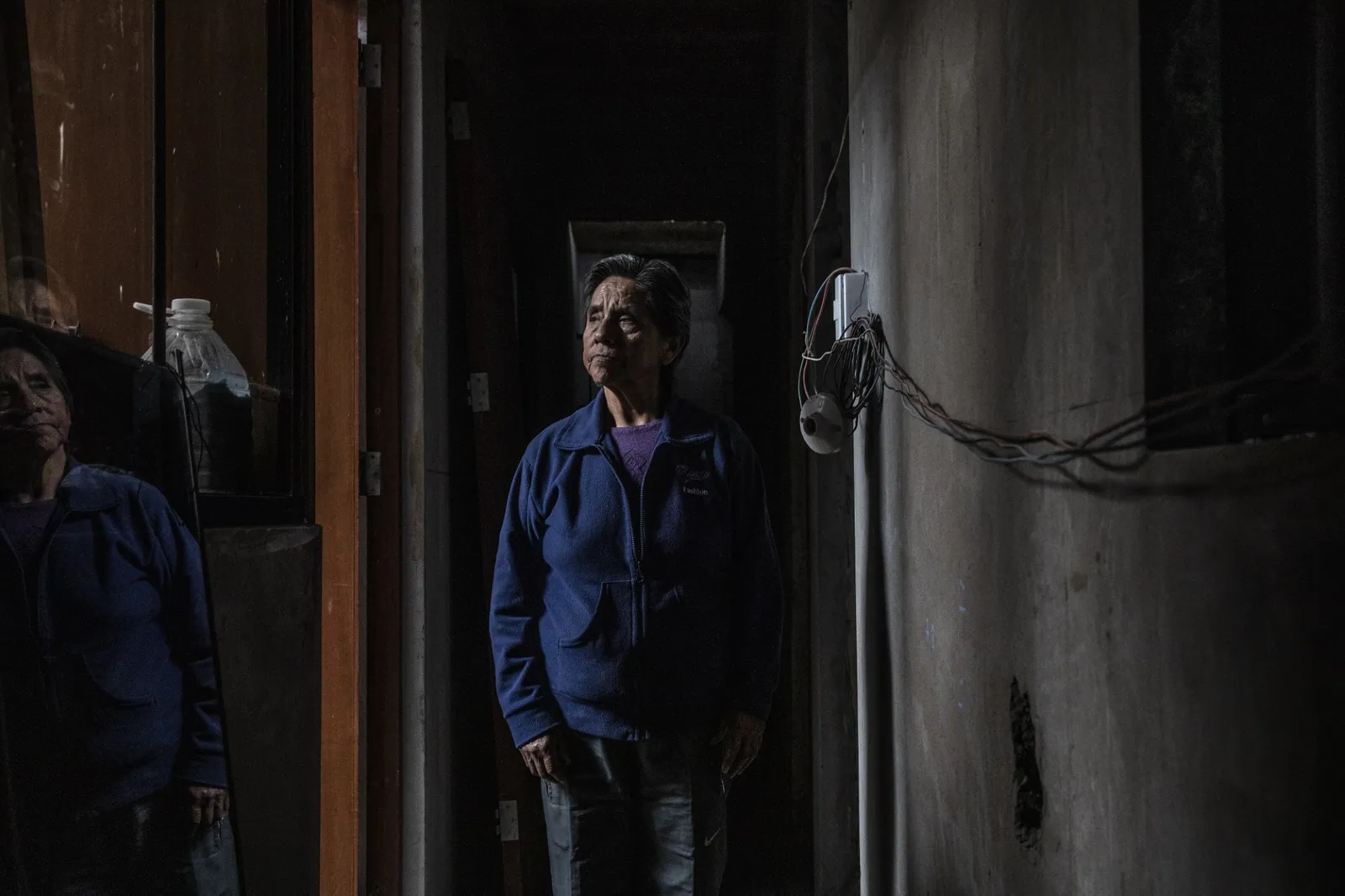 Rosalía Ampuero,79, who was denied pension