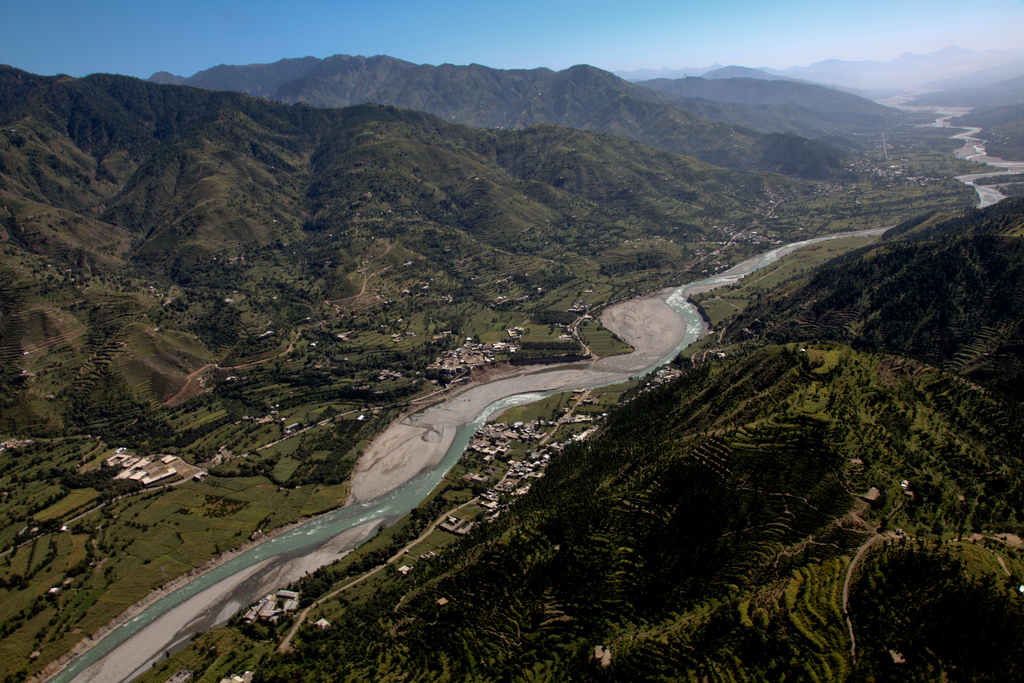 Swat Valley along the Afghanistan-Pakistan border. Image by isafmedia, Flickr. Pakistan, 2010.