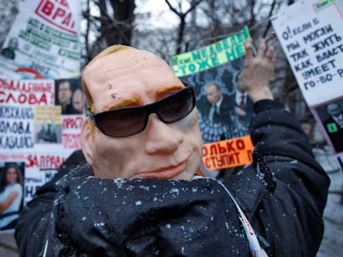 Moscow Protests. Image by Maxim Trudobulov. Russia, December 2011.
