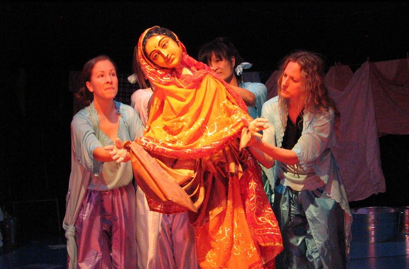 A life size puppet representing Ganga, goddess of the Ganges River. Media file: 6a00d834520a2e69e20133ecb10dba970b-800wi.jpg