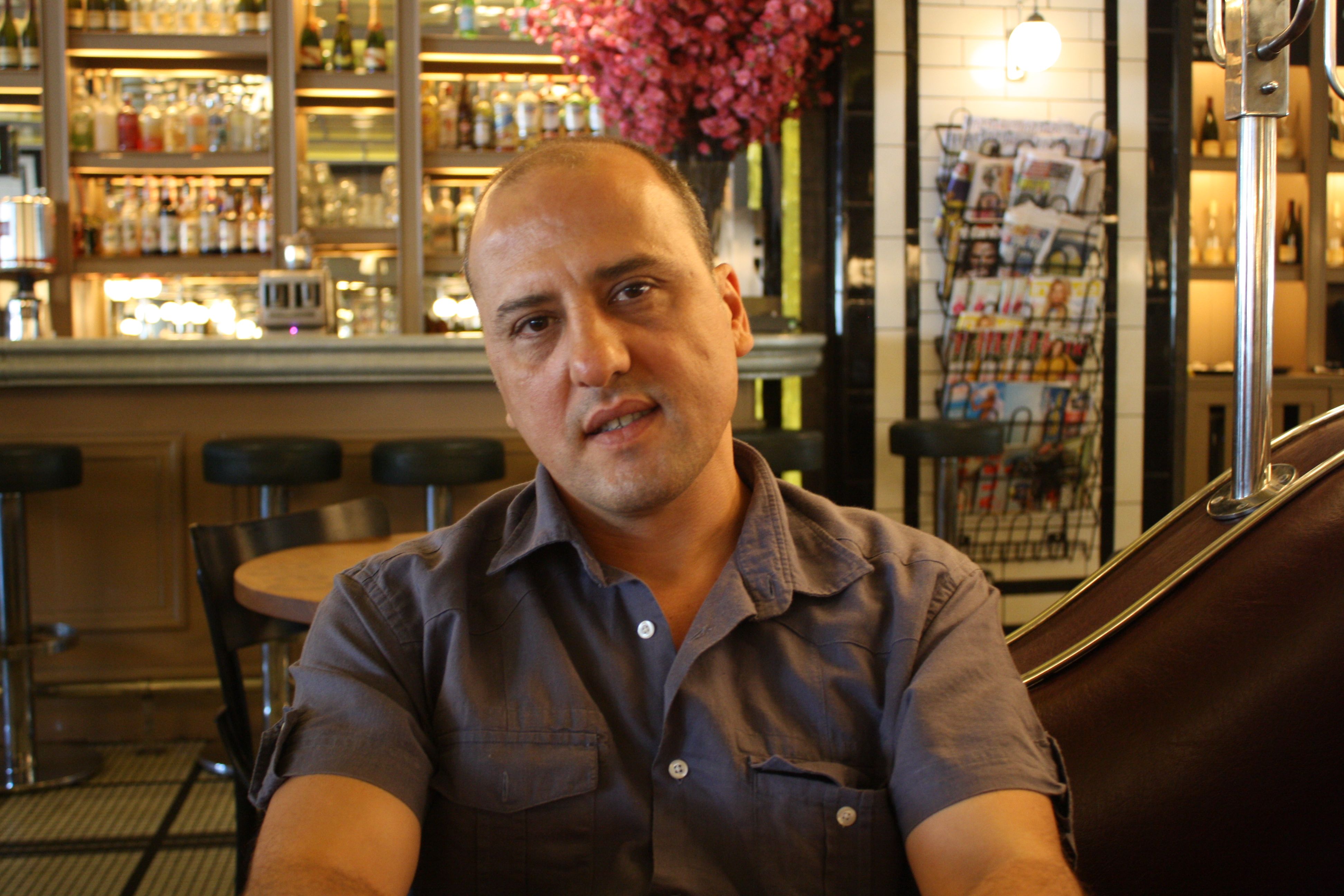 Journalist Ahmet Sik. Image by Stephen Franklin. Turkey, 2012. Media file: AHMETSIK.jpg