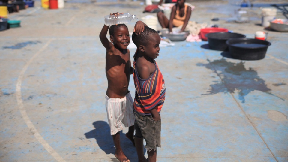 Haitian children. Image by Andre Lambertson, Haiti, 2011.