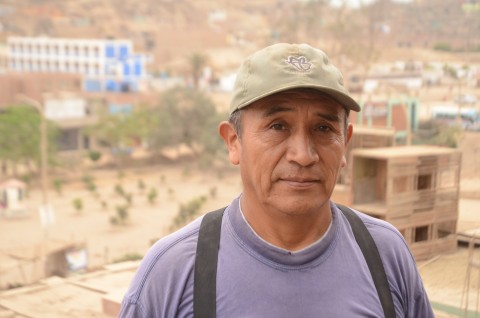 Martín Mendieta has been waiting nearly 40 years for running water. Image by Dan Grossman. Peru, 2011. image