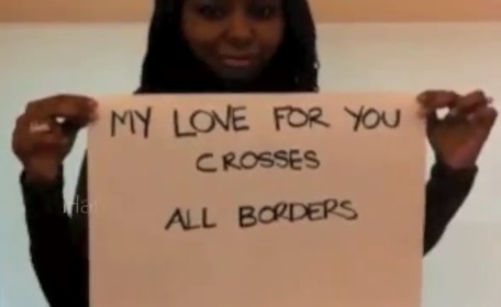 A message of hope from North Sudan, on South Sudan's independence day. Image from the video #Love from Sudan. Media file: LoveFromSudan_11209.jpg