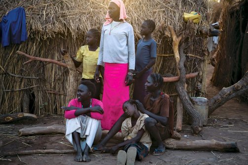 The Nubans are dark-skinned and most are Muslim, though Christianity and animism are also common. Image by Trevor Snapp. South Sudan, 2012. Media file: Nubamountains.jpg