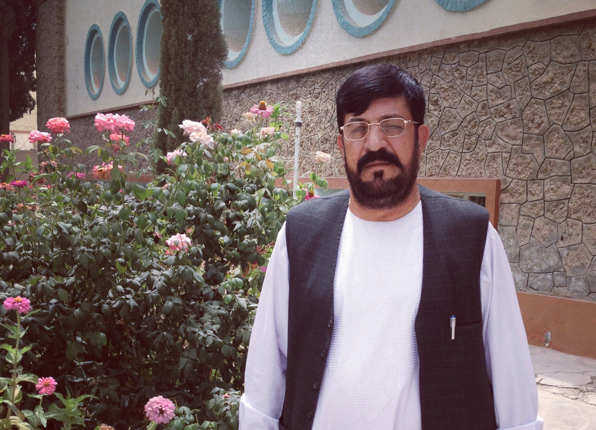 Saleem Khan Rody, the district governor of Greshk. Image by Mujib Mashal. Afghanistan, 2012.
