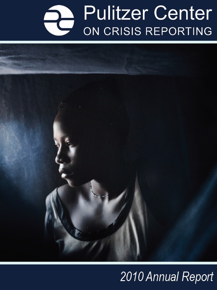 Pulitzer Center 2010 Annual Report. Image by Marcus Bleasdale. Central African Republic, 2010. Pulitzer Center 2010 Annual Report. Image by Marcus Bleasdale. Central African Republic, 2010.