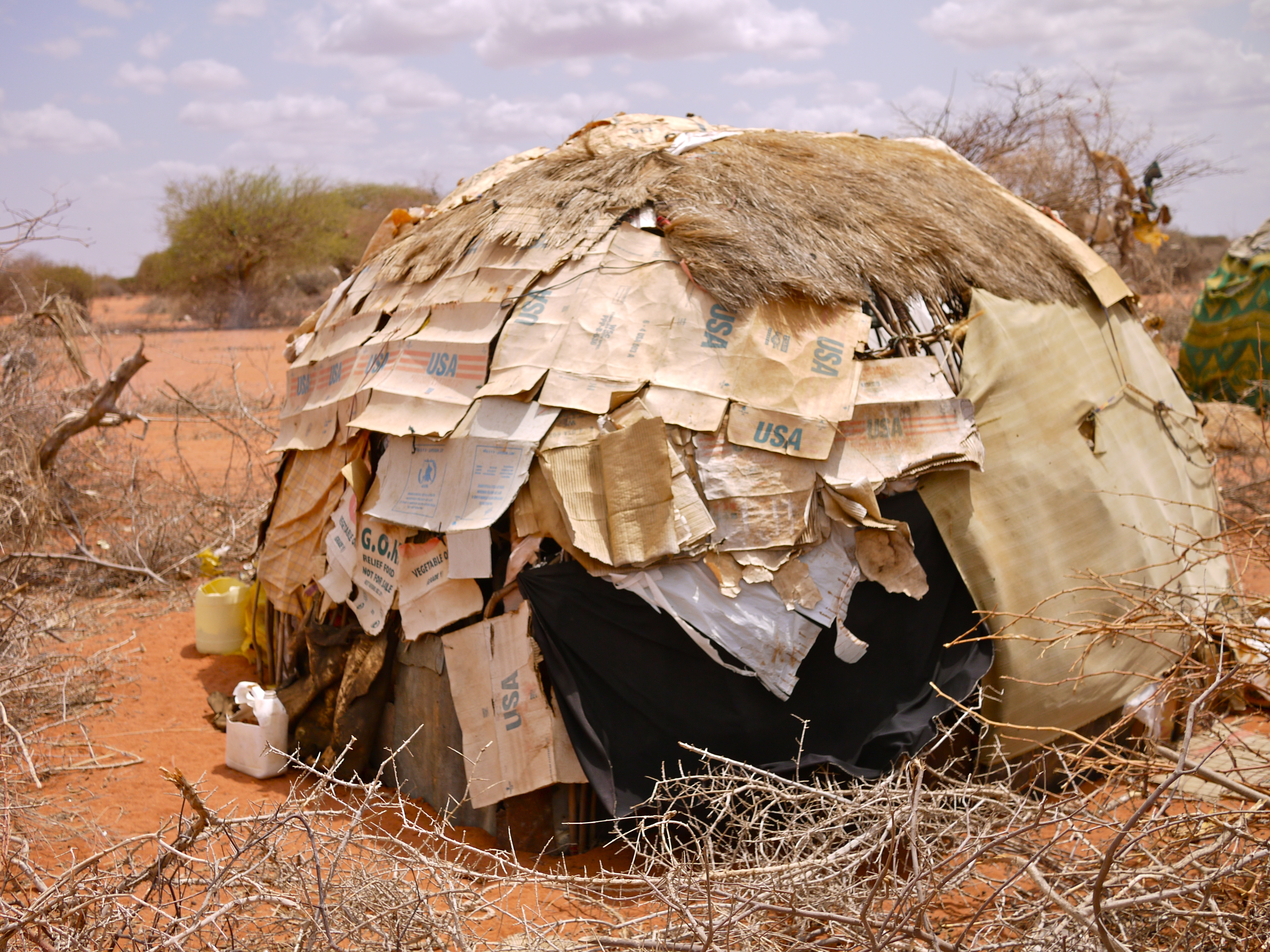 Foreign aid can take many forms, some unintended. Image by Sam Loewenberg. Kenya, 2011. Media file: dadaab9_9941_11605.jpg