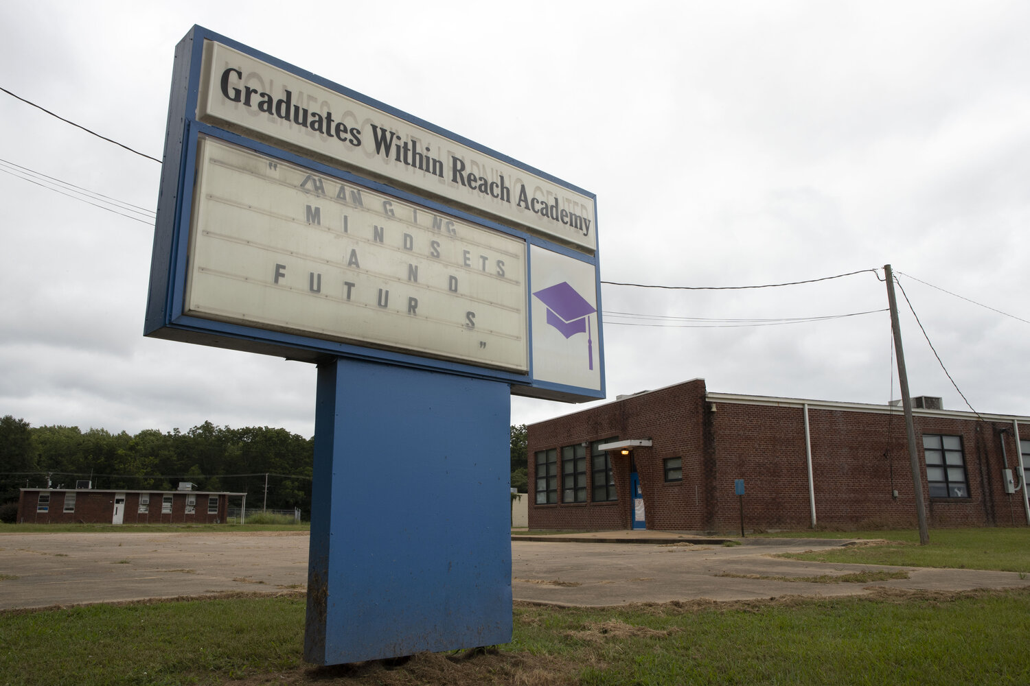 The website for Graduates Within Reach Academy says, "The focus of GWRA is Dropout Prevention and modifying unacceptable behaviors for an educational setting." Image by Sarah Warnock/MCIR. United States, 2020. The website for Graduates Within Reach Academy says, "The focus of GWRA is Dropout Prevention and modifying unacceptable behaviors for an educational setting." Image by Sarah Warnock/MCIR. United States, 2020.