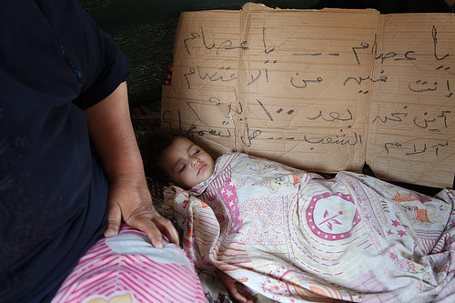 Over 1,500 Egyptian families have been evicted from their homes. Image by Nicole Salazar. Egypt, 2011. image