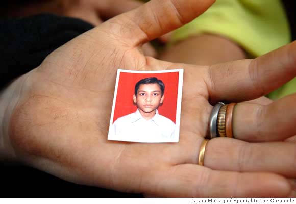 Tushar Kishore, 10, was crushed by a bus. Photo by Jason Motlagh Media file: mn_wb_indiaxx_bus_ph.jpg