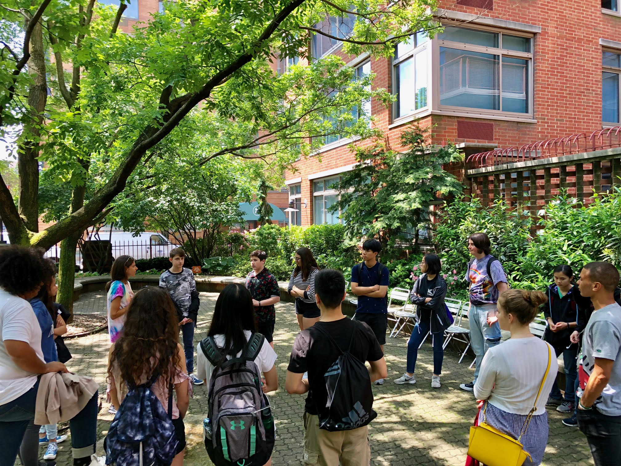 High school seniors participate in Out of Lab Media file: photo_3.jpg