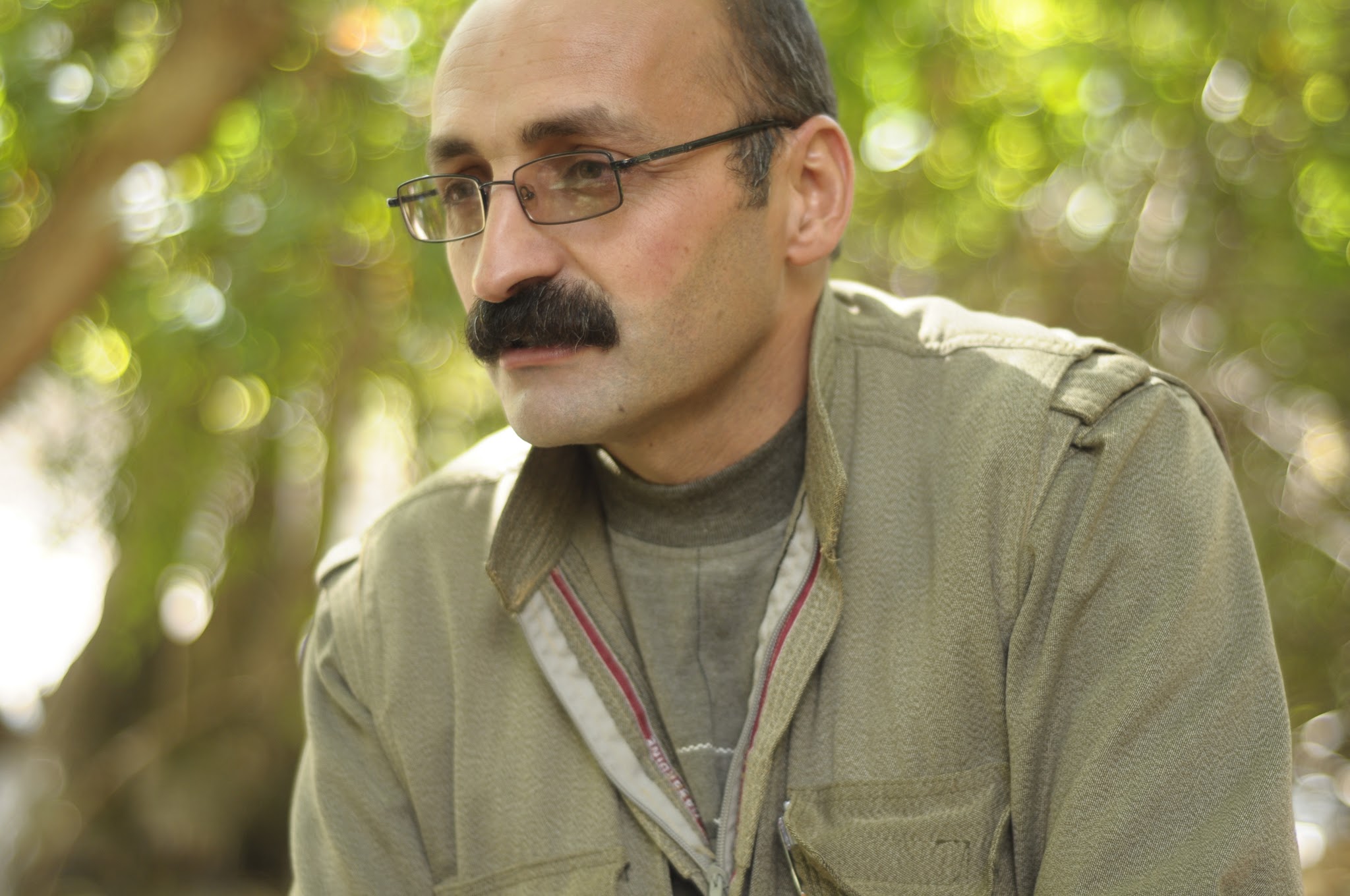 PJAK spokesman Sherzand Kamangar. Image by David Enders. Iraq, 2011.