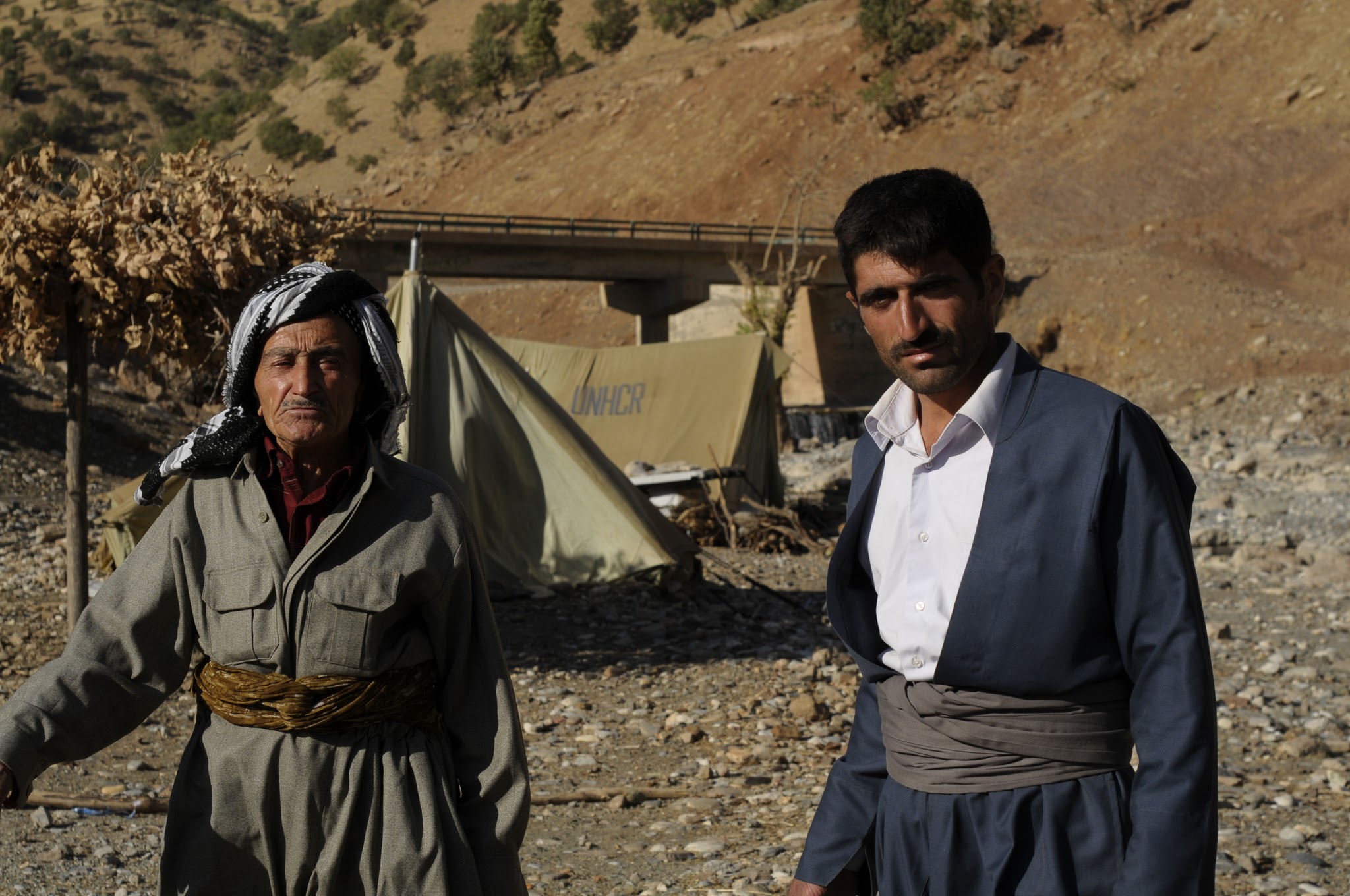 Kurdish refugees in their camp in northern Iraq. Image by David Enders. Iraq, 2011.