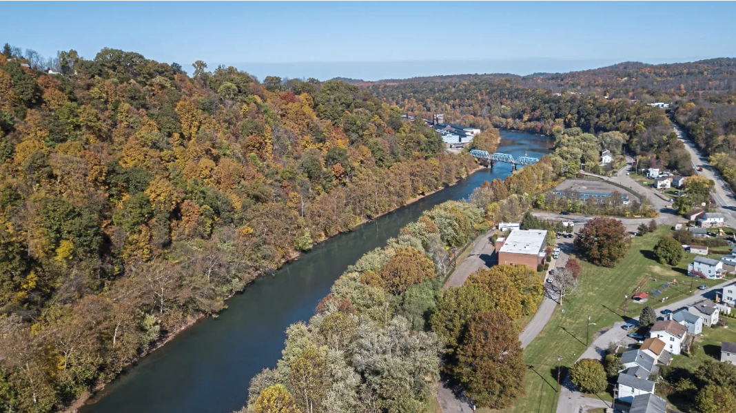 The Kiskiminetas River. Image by Andrew Rush. United States, 2019. The Kiskiminetas River. Image by Andrew Rush. United States, 2019.