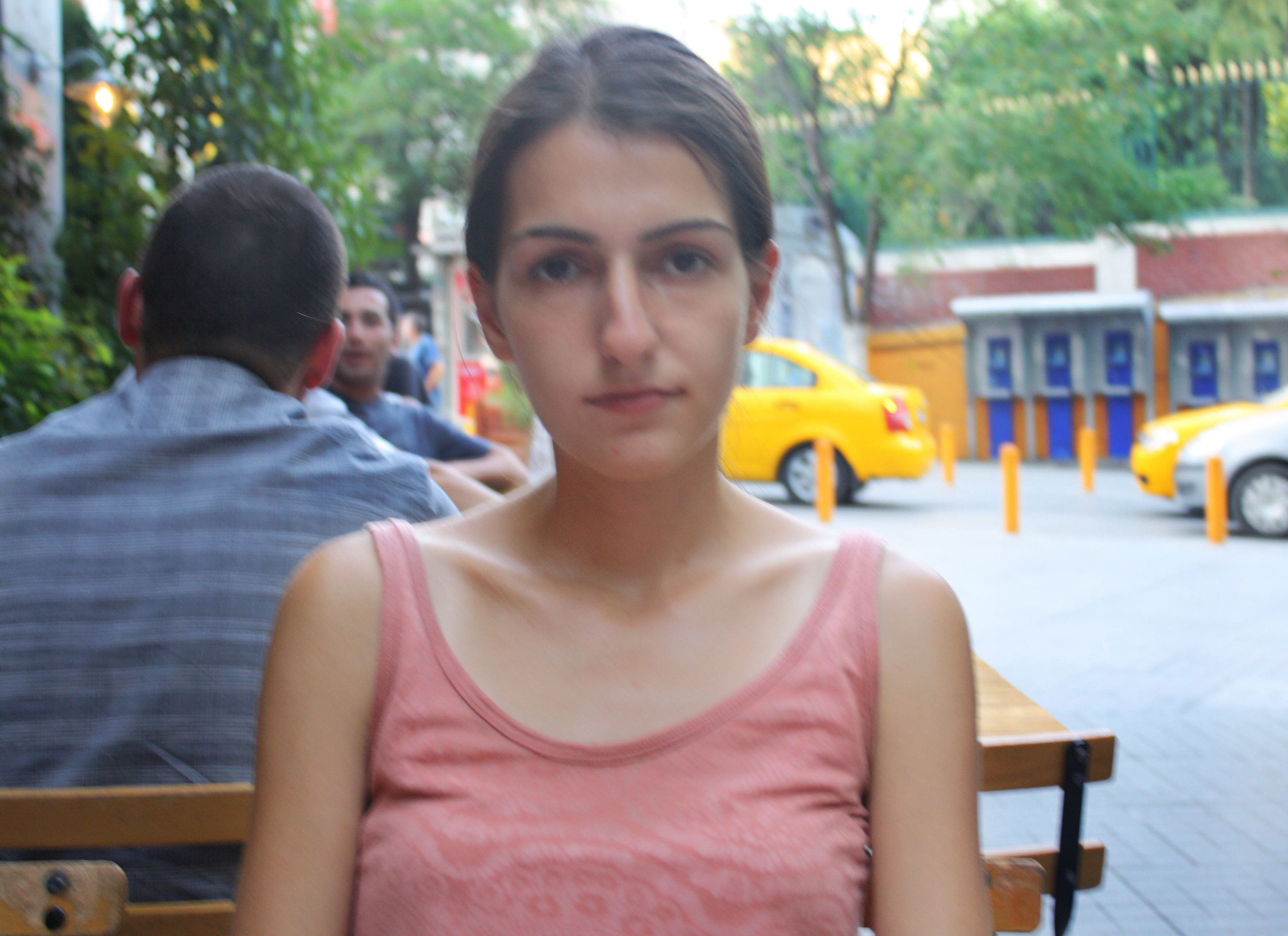 Seyma Ozcan spent five months in jail after the government accused her of belonging to an outlawed group. She denies the charges. Image by Stephen Franklin. Turkey 2012. Media file: seyma1.jpg