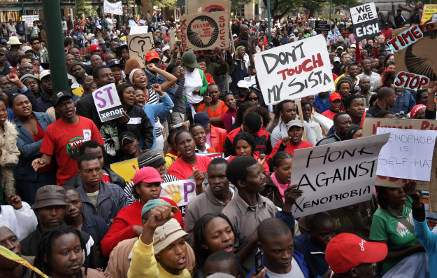 Demonstration against xenophobia in South Africa 1