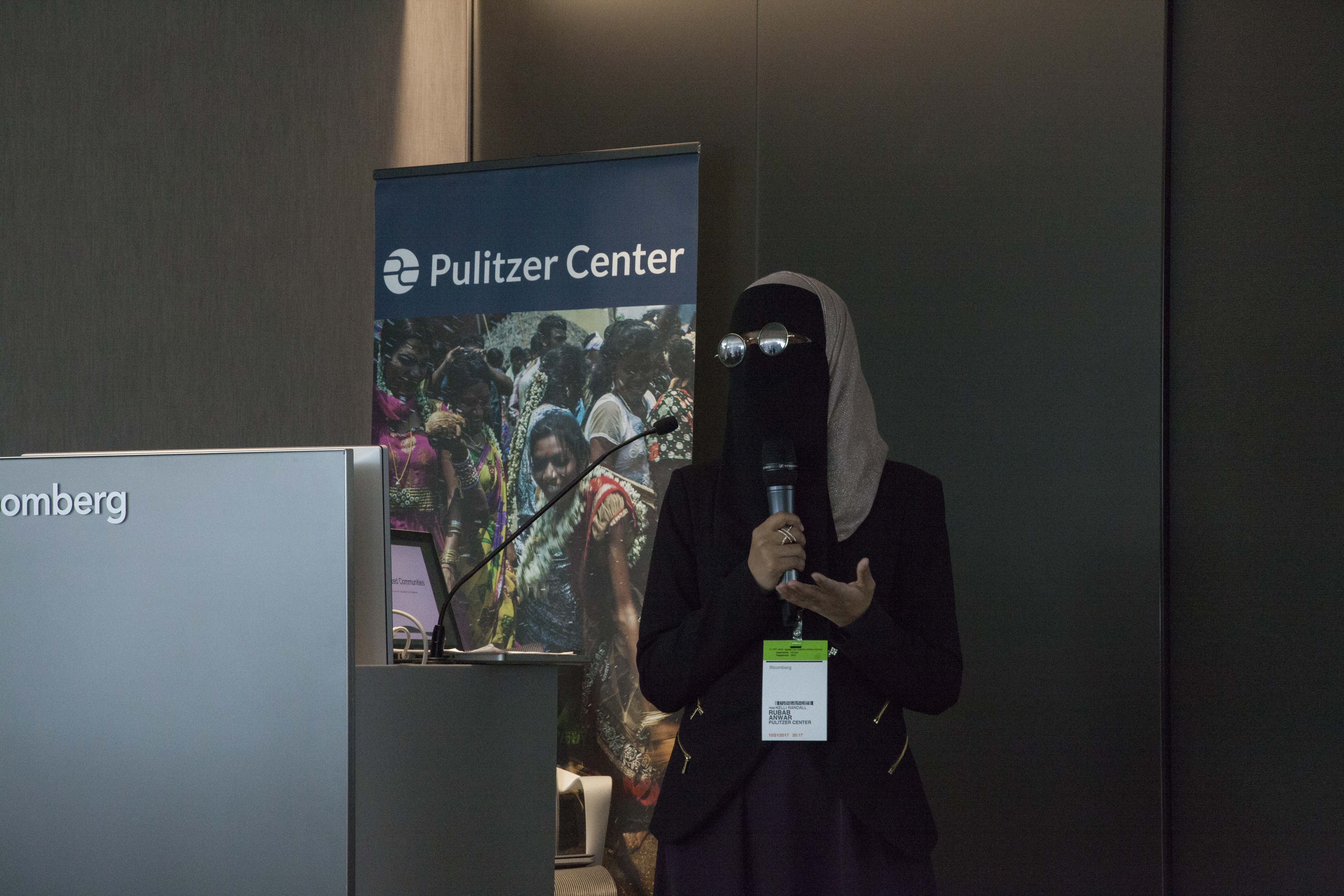studentfellow20170129.jpg Rubab Anwar from the City Colleges of Chicago reports on Khawaha Sara culture in Pakistan. Image by Jin Ding. Washington, DC, 2017.