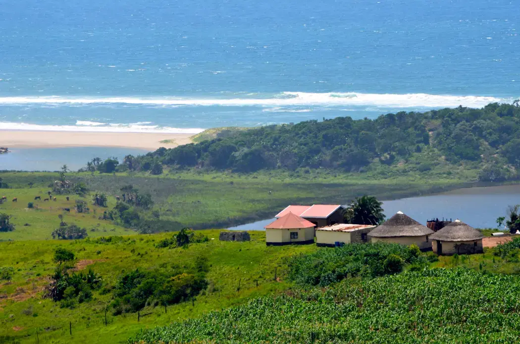 The coastal Amadiba area in South Africa's Eastern Cape province is the site of attempts to mine titanium-rich sand dunes. Image by Mark Olalde. South Africa, 2016. The coastal Amadiba area in South Africa's Eastern Cape province is the site of attempts to mine titanium-rich sand dunes. Image by Mark Olalde. South Africa, 2016.