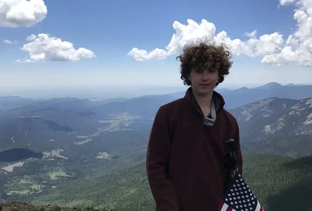 Christopher Sherman at the Philmont Scout Ranch in 2017. Christopher Sherman at the Philmont Scout Ranch in 2017.