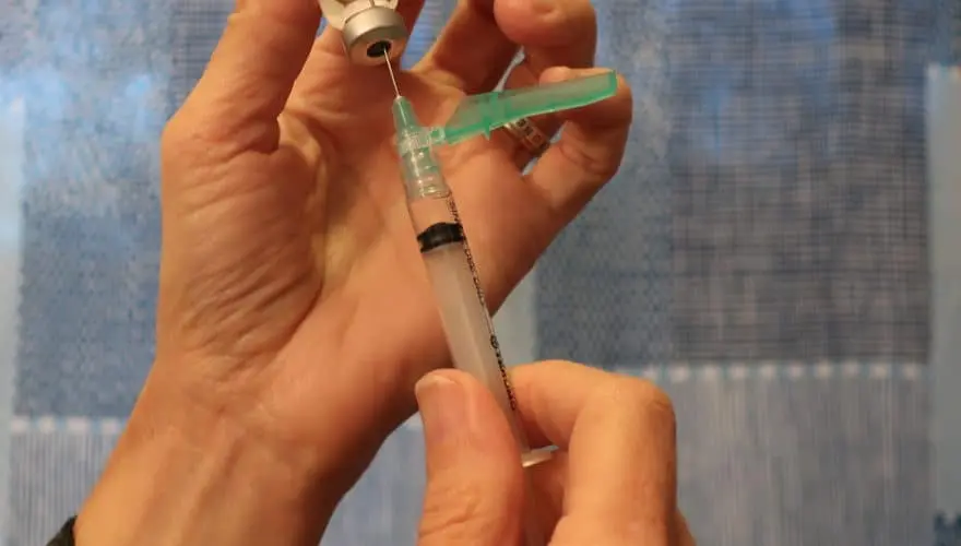 The first people to receive vaccine being sent to North Carolina by the federal government will be health care personnel who are working directly with COVID patients, and therefore at highest risk of acquiring the virus. Image by Steve Tell / North Carolina Health News. The first people to receive vaccine being sent to North Carolina by the federal government will be health care personnel who are working directly with COVID patients, and therefore at highest risk of acquiring the virus. Image by Steve Tell / North Carolina Health News.