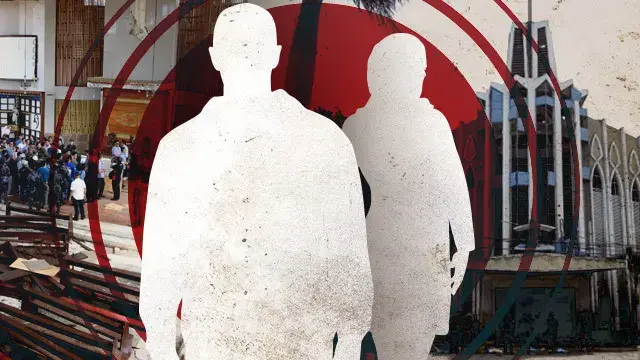 BOMBERS. The Indonesian couple that bombed the Jolo cathedral in January 2019 once tried to migrate to the caliphate in Syria, only to be deported back to Indonesia. Illustration by the Rappler. 2019. BOMBERS. The Indonesian couple that bombed the Jolo cathedral in January 2019 once tried to migrate to the caliphate in Syria, only to be deported back to Indonesia. Illustration by the Rappler. 2019.
