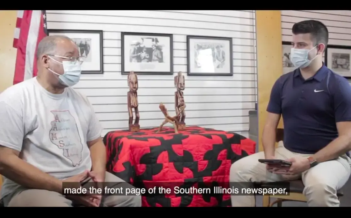 Screenshot courtesy of the Prairie State Museums Project. United States, 2020.