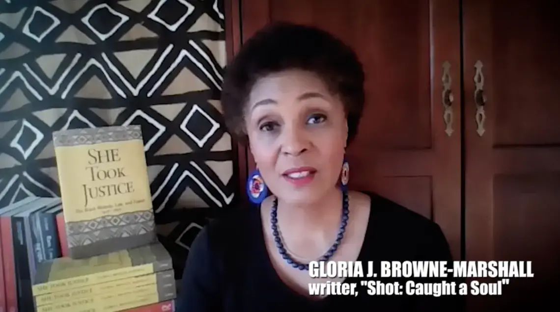 Gloria J. Browne-Marshall, creator of "Shot: Caught a Soul". United States 2020. Gloria J. Browne-Marshall, creator of "Shot: Caught a Soul". United States 2020.
