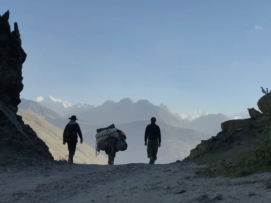 Pamirs of Tajikistan on the way to the Wakhan Corridor of Afghanistan, an old Silk Road route. Image by Paul Salopek. Tajikistan, undated.