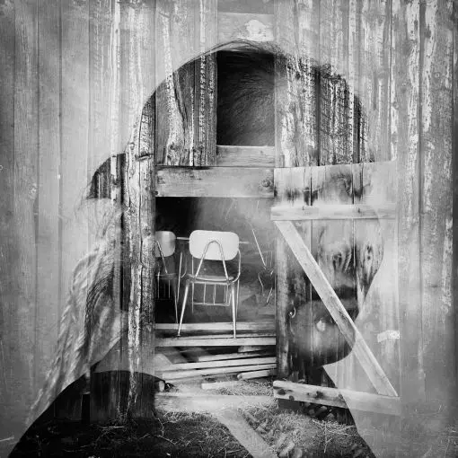 Sharon Henio-Yazzie (pictured with an abandoned school in Ramah) was one of roughly 40,000 children from 60 tribes placed in Mormon homes between 1947 and 2000. Image by Daniella Zalcman. USA, 2016.