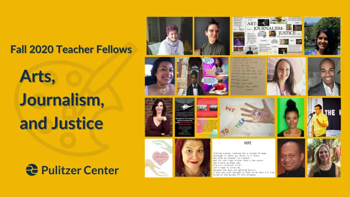Congratulations to the "Arts, Journalism and Justice" Teacher Fellows! Graphic by Amanda Nyakela Nyang'oro. Media file: 2.png