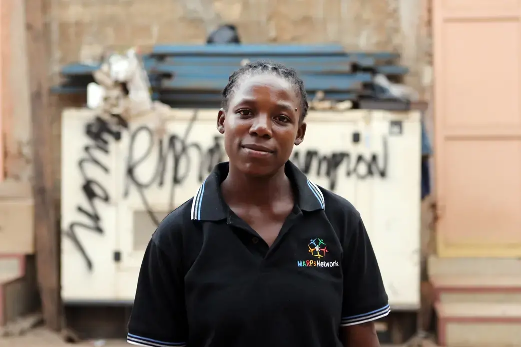 Jay Mulucha, LGBTI activist. Image by Daniella Zalcman. Uganda, 2014 Media file: dsz_9204.jpg