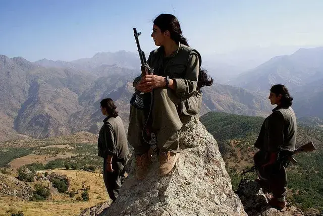 Kurdistan Workers’ Party soldiers. Image by james_gordon_losangeles/flickr. Media file: 8369512028_5f61bd1156_z.jpg