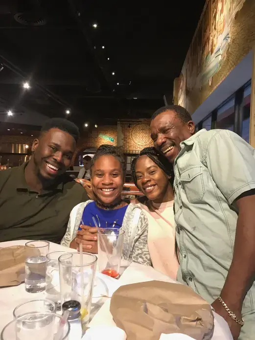 Errol Wray Jr. (left) with his two younger sisters and his dad Errol Wray Sr. during a family night out in New York City. Courtesy Errol Wray Jr. Errol Wray Jr. (left) with his two younger sisters and his dad Errol Wray Sr. during a family night out in New York City. Courtesy Errol Wray Jr.