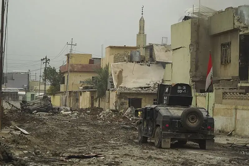 ISOF APC on the street of Mosul. Image by Mstyslav Chernov/Wikimedia Commons. Iraq, 2016. ISOF APC on the street of Mosul. Image by Mstyslav Chernov/Wikimedia Commons. Iraq, 2016.