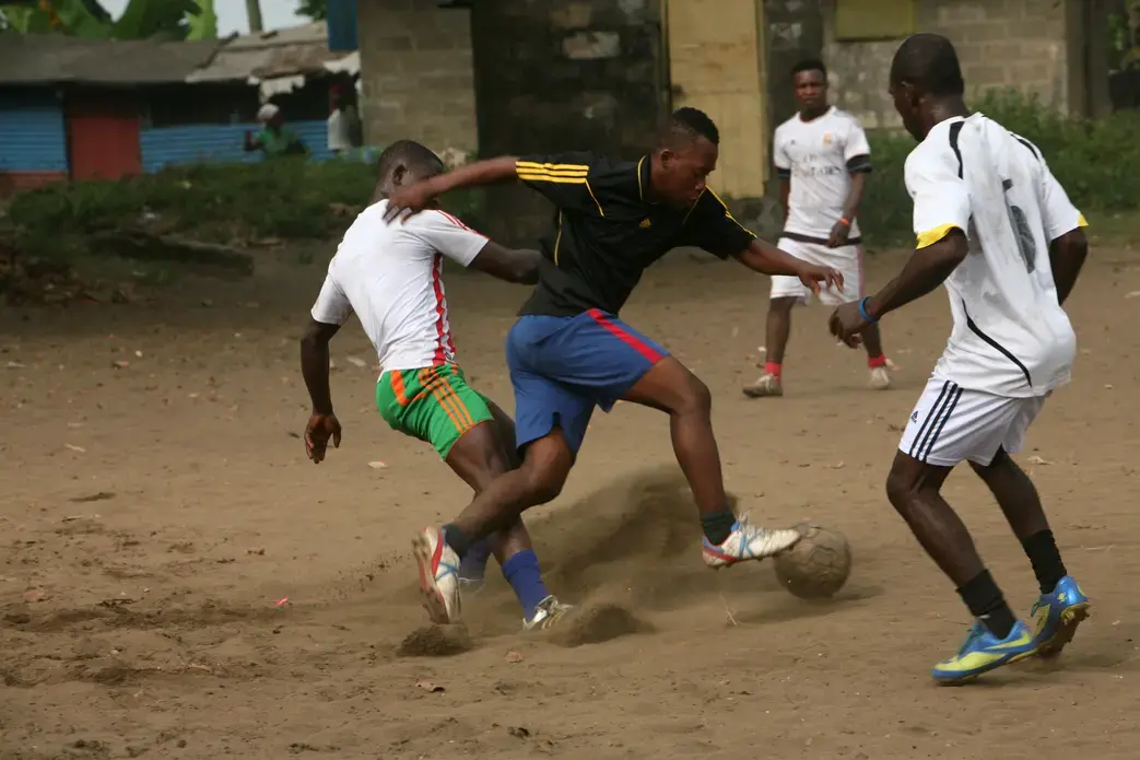 Image by Cheryl Hatch. Liberia, 2014. Media file: soccer_8540.jpg