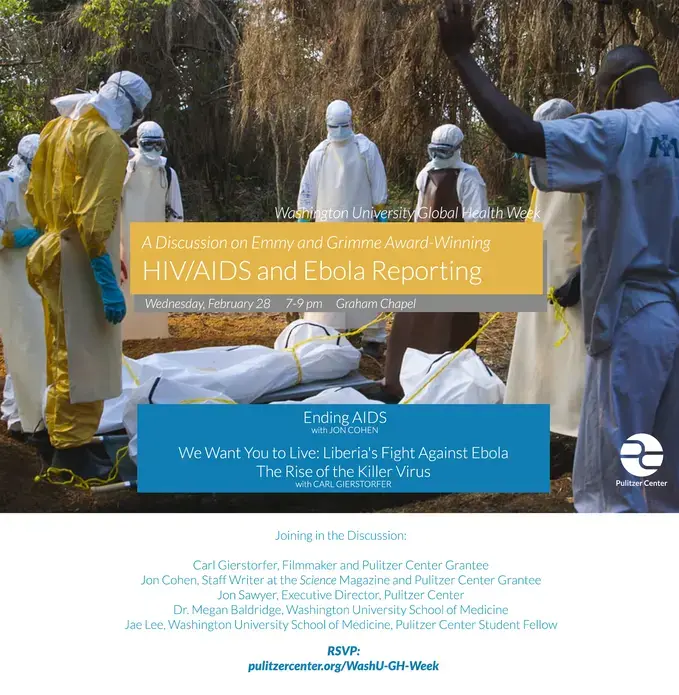Flyer for Washington University in St. Louis' Global Health Week.