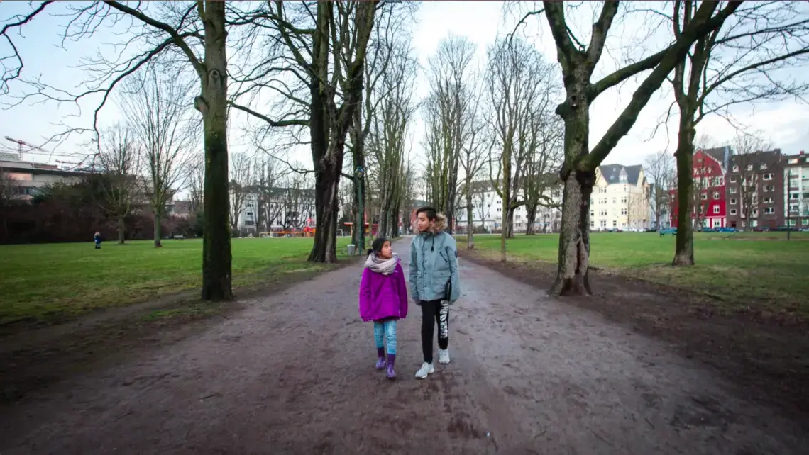 Still from the video. Screengrab from Meet the Journalist video. Image by Diana Markosian. Germany, 2017.