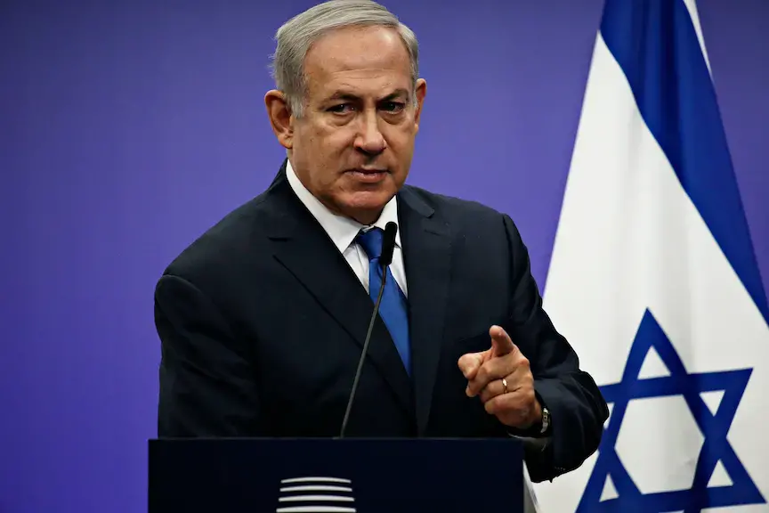 Press statement by Prime Minister of Israel Benjamin Netanyahu at the European Union headquarters in Brussels, Belgium on Dec. 11, 2017. Image by Alexandros Michailidis / Shutterstock. Belgium, 2017. Press statement by Prime Minister of Israel Benjamin Netanyahu at the European Union headquarters in Brussels, Belgium on Dec. 11, 2017. Image by Alexandros Michailidis / Shutterstock. Belgium, 2017.