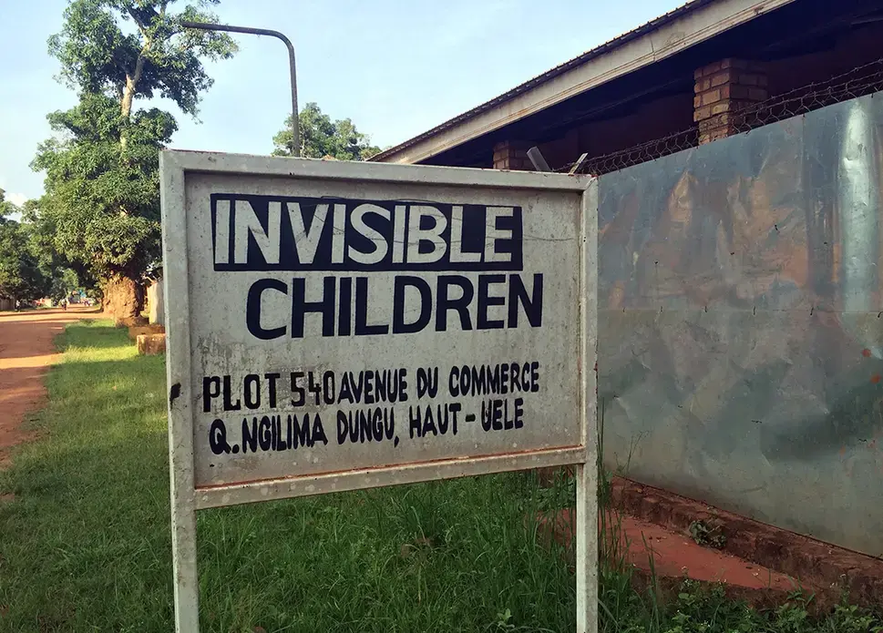 Invisible Children's Congolese headquarters sits in the center of Dungu, just steps from a United Nations peacekeeping outpost. The LRA attacked Dungu in 2008, killing three Congolese soldiers and abducting at least more than 50 children, according to Human Rights Watch. Imagy by David Gauvey Herbert. Democratic Republic of Congo, 2017.