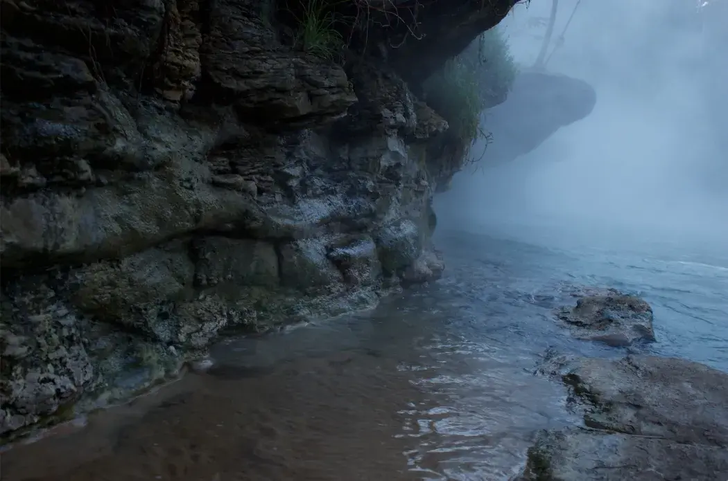 "The boiling river, anciently named "Shanay-timpishka" meaning, "boiled from the heat of the sun," slithers four miles in length through the Peruvian rainforest." Image by Natalie Hutchison. Peru, 2017. "The boiling river, anciently named "Shanay-timpishka" meaning, "boiled from the heat of the sun," slithers four miles in length through the Peruvian rainforest." Image by Natalie Hutchison. Peru, 2017.