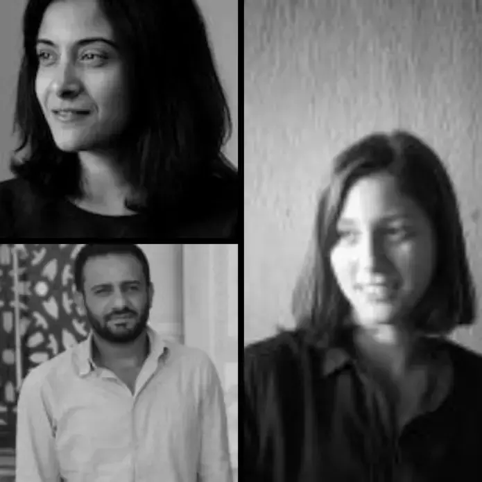 Maggie Michael (top left), Maad al-Zikry (bottom left) and Nariman el-Mofty (right).