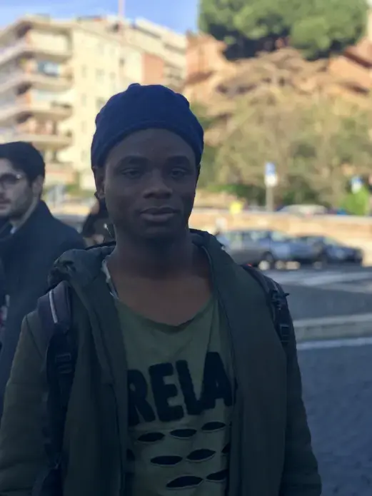 Ahma Sow, an Italian migrant from Senegal. Image by Amy Olejniczak. Italy, 2018.